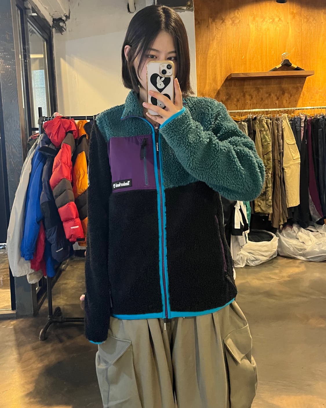 Timberland fleece zip up 상품이미지2