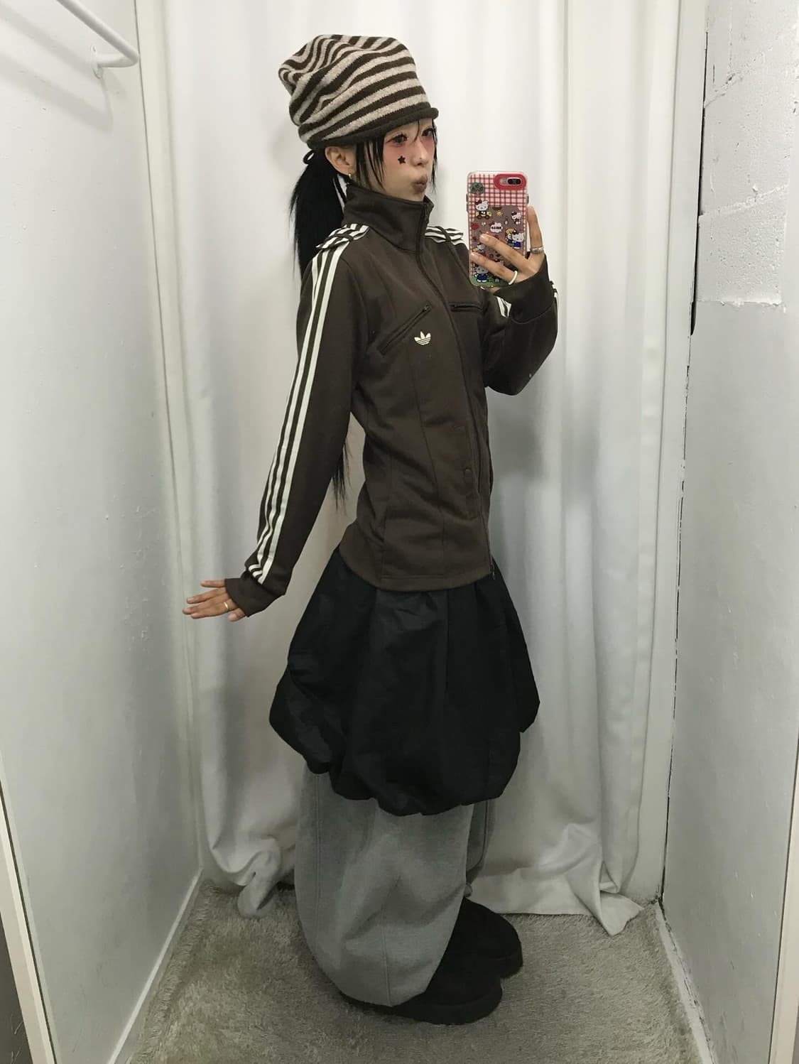 Adidas Brown Two-way Jersey ( Rare )  상품이미지3