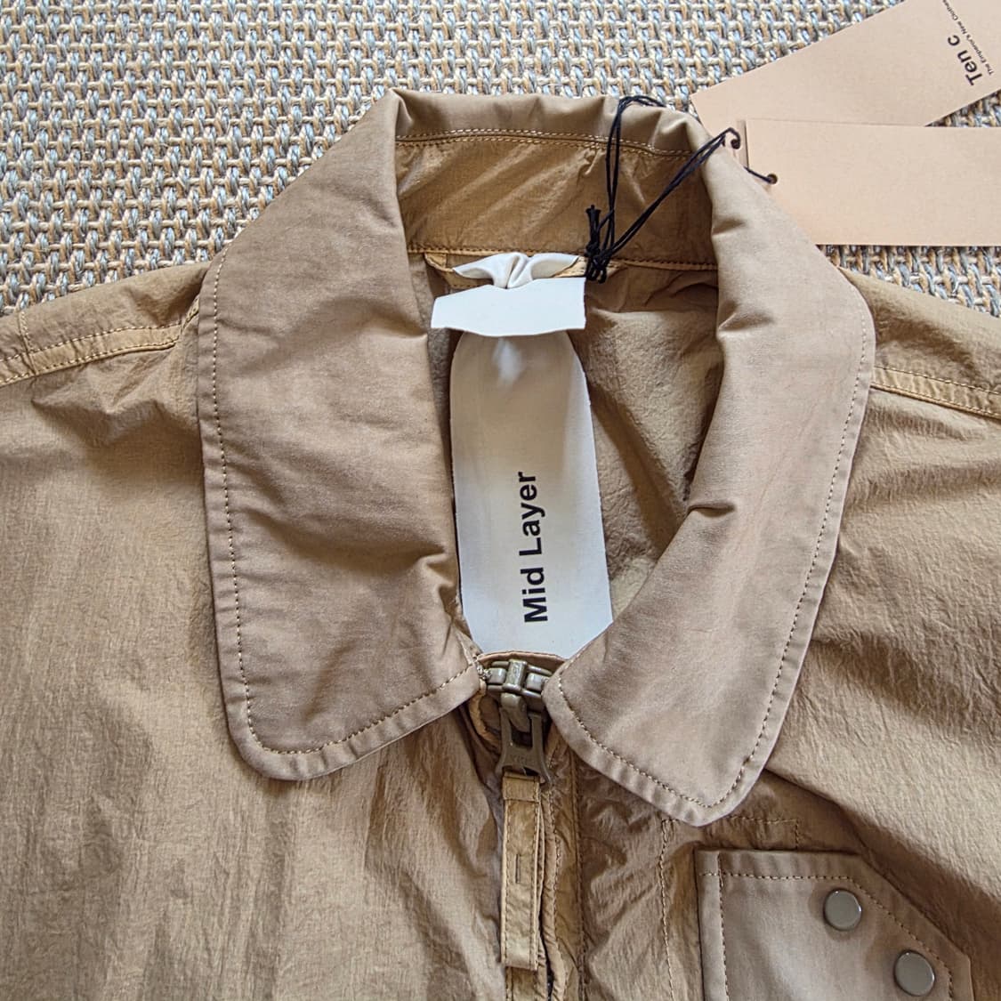 Ten C 최상급 유틸리터리언 사막 블루종 버머 항공 자켓 상품이미지10