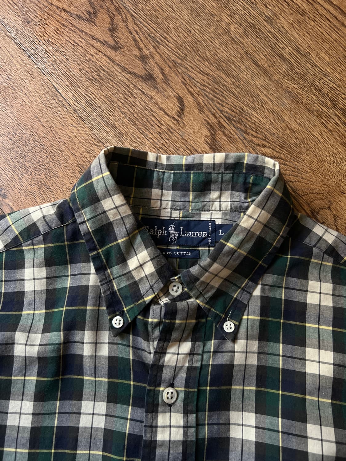 [L]폴로 랄프로렌 클래식 타탄체크 셔츠 상품이미지2