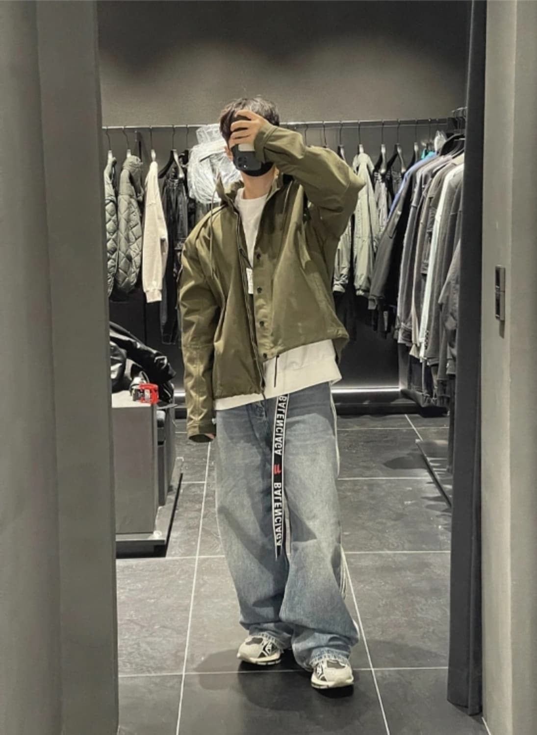 준지 89만 카키 후드 마원 점퍼 상품이미지6