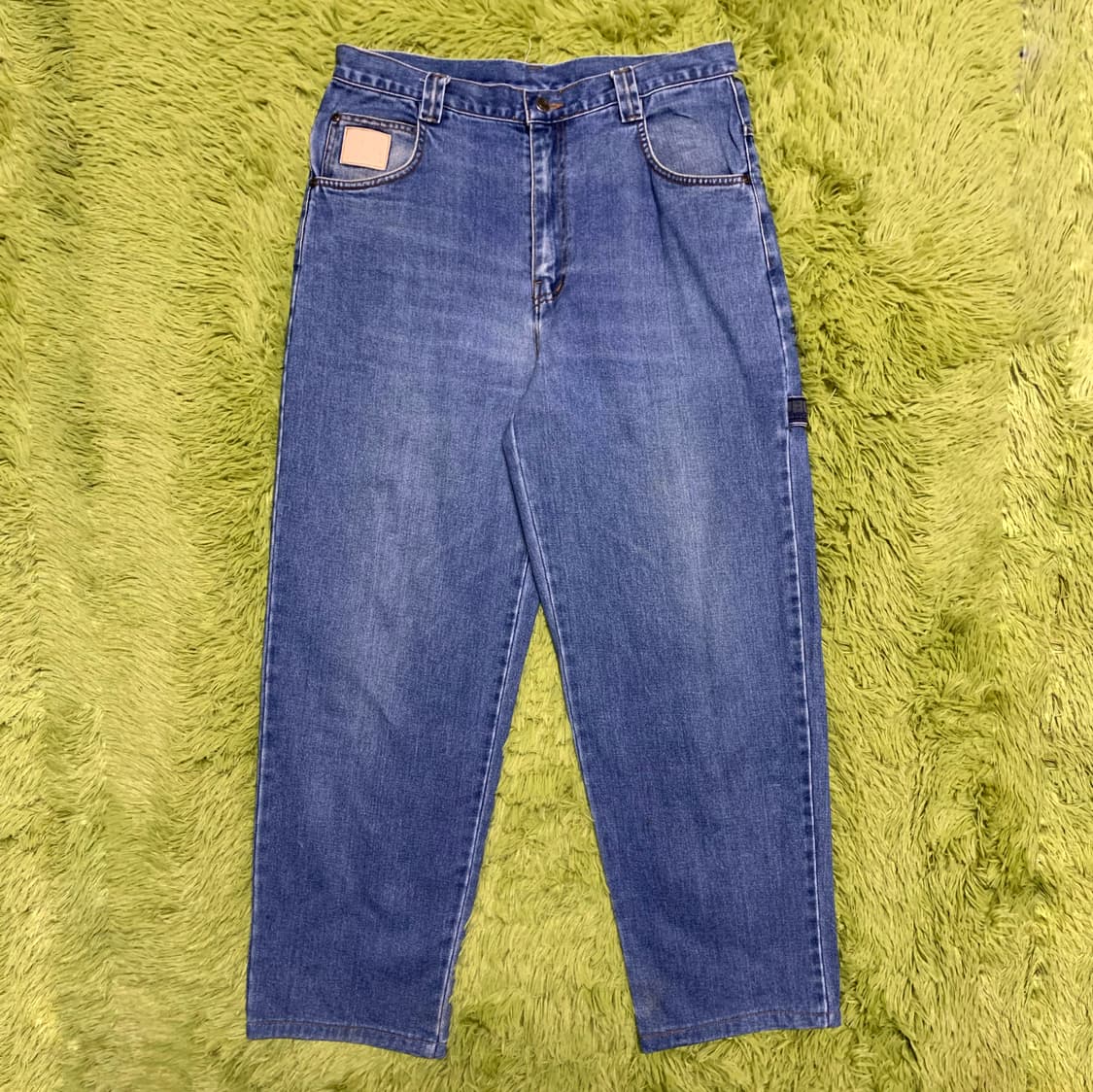 [35] 90'S FUBU 올드스쿨 루즈 와이드핏 카펜터 데님팬츠 상품이미지3