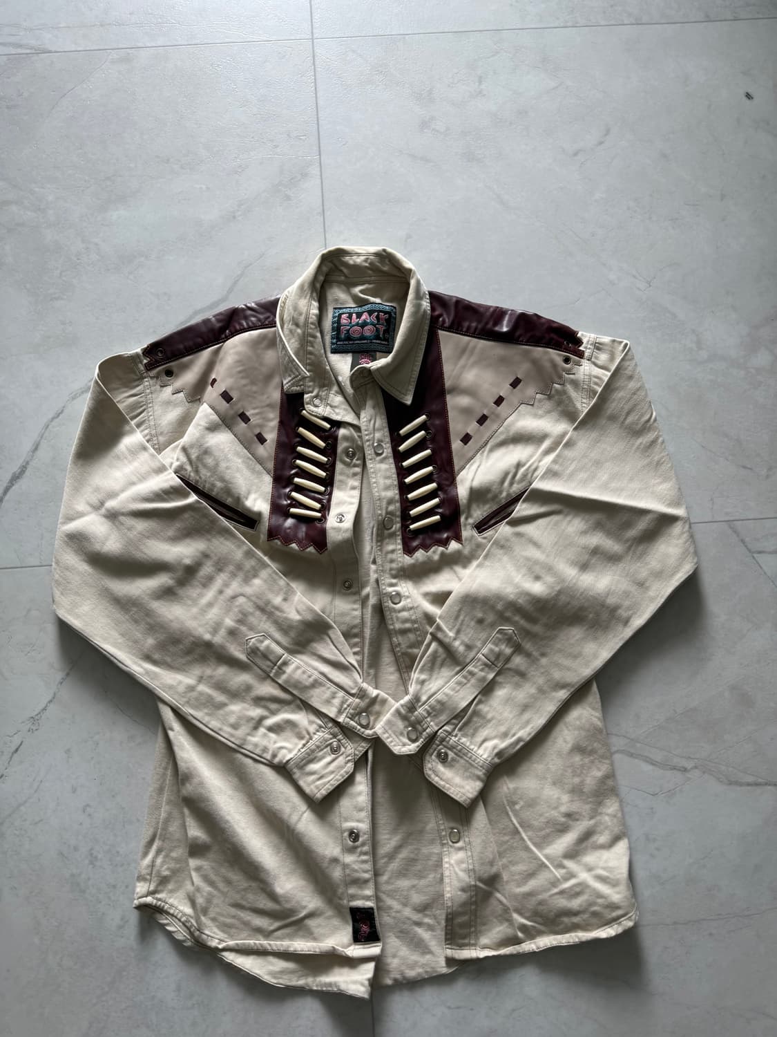 (L) Black Foot 웨스턴 셔츠 상품이미지1