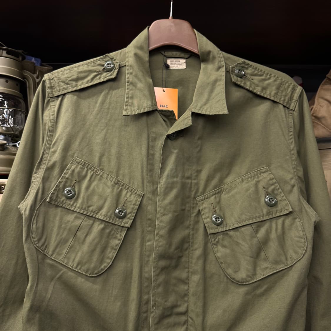 M/S 버즈릭슨 정글 퍼티그 1세대 오리지널 밀리터리 복각 자켓 N246 상품이미지3