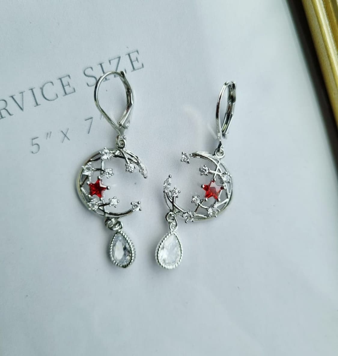 새상품. 핸드메이드 )초승달귀걸이 상품이미지5