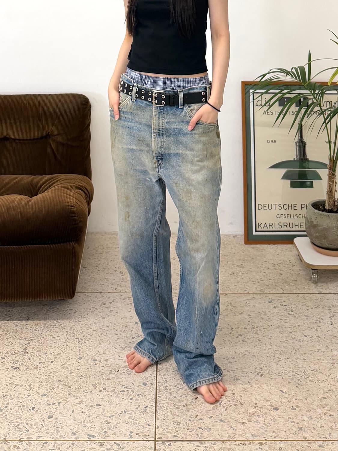 90's MADE IN USA 🇺🇸 리바이스 505 오렌지탭 상품이미지4