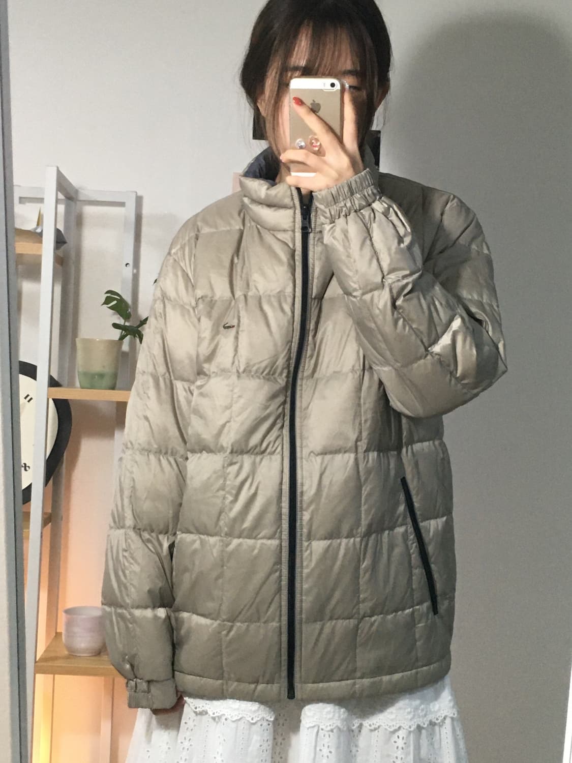크로커다일 리버시블 오리털 경량패딩 상품이미지2