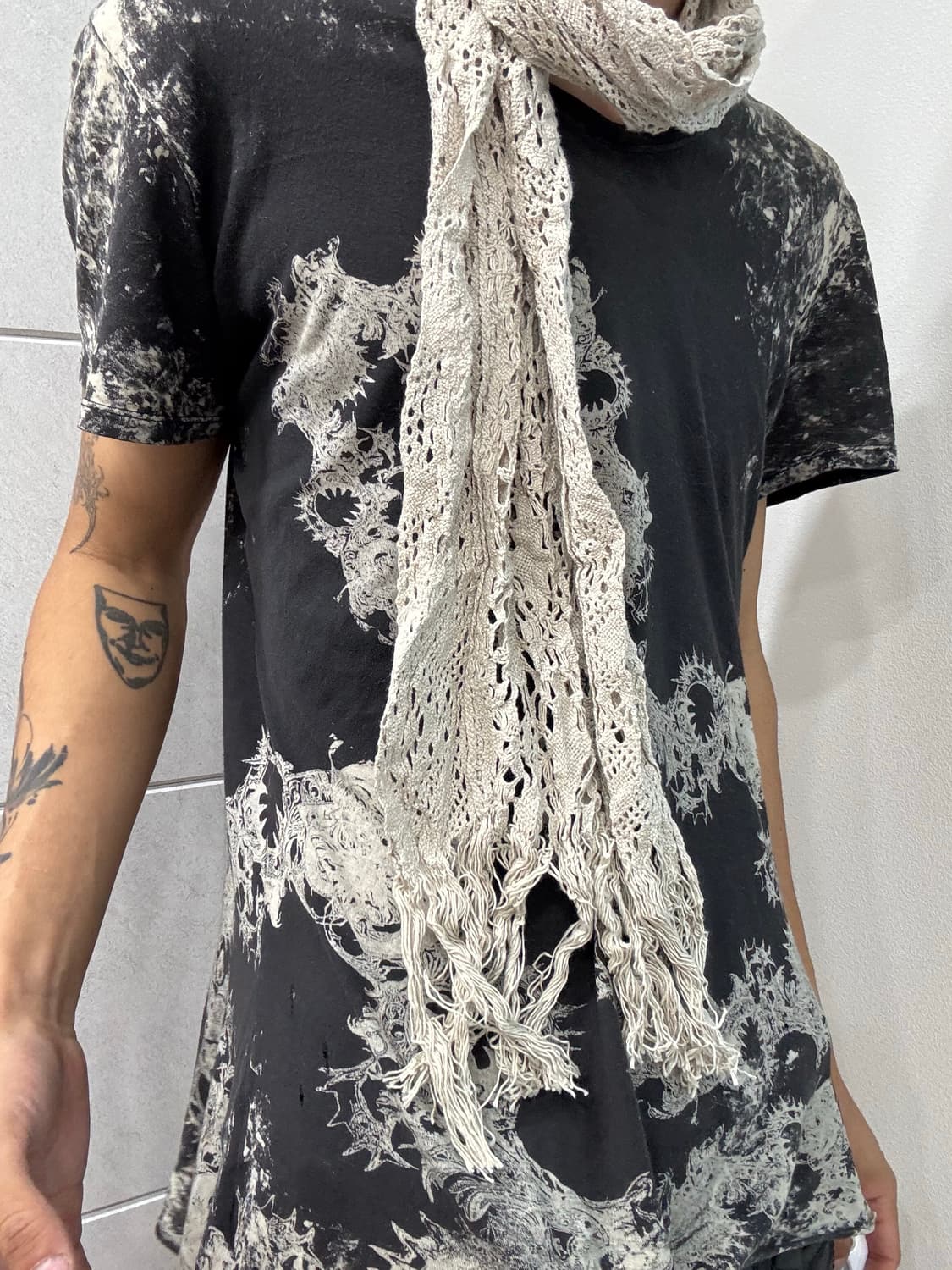 19. Ivory grunge scarf 2.2 상품이미지2