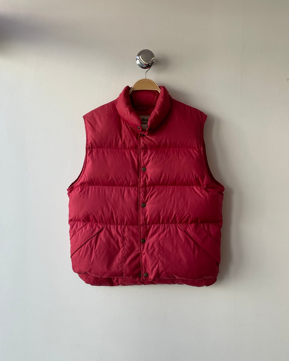 80‘s goose down vest 엘엘빈 구스 다운 푸퍼 베스트 M 상품이미지1