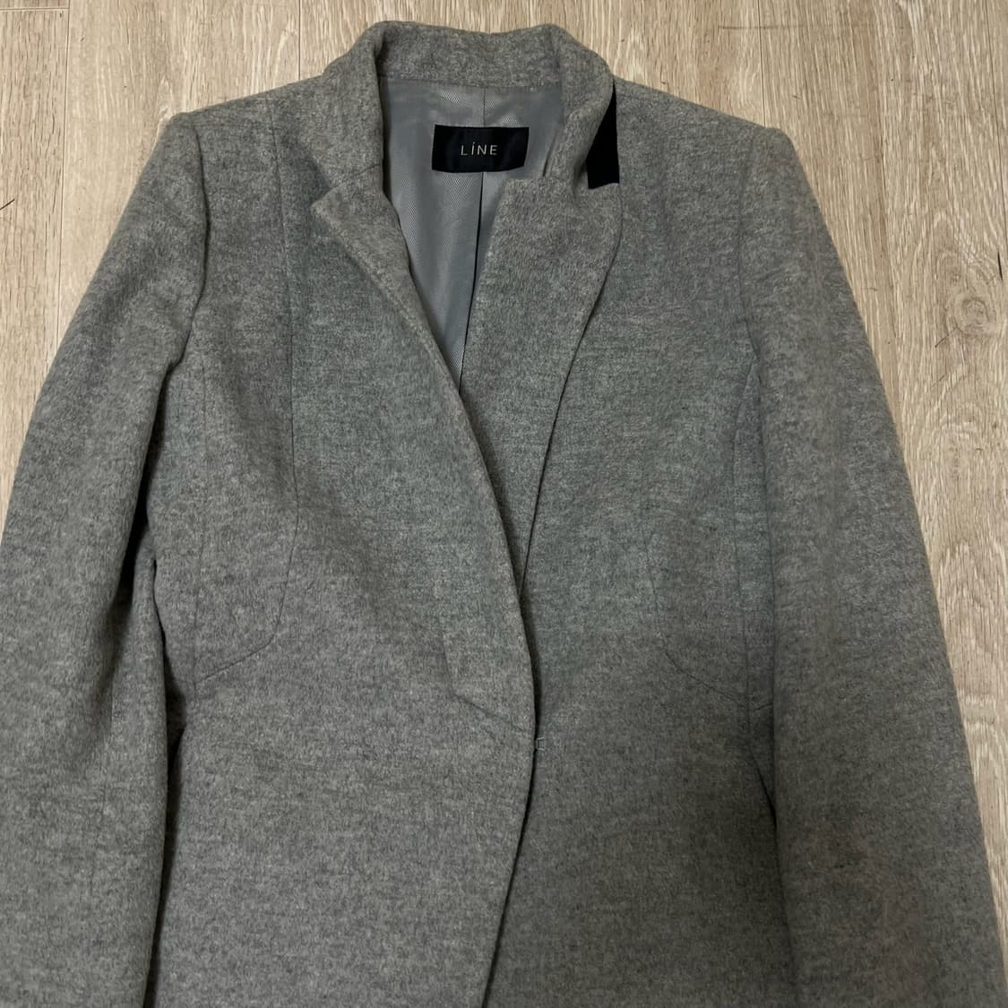 LINE 라인 여성 모직 캐시미어 싱글 코트 85-90-160 상품이미지2