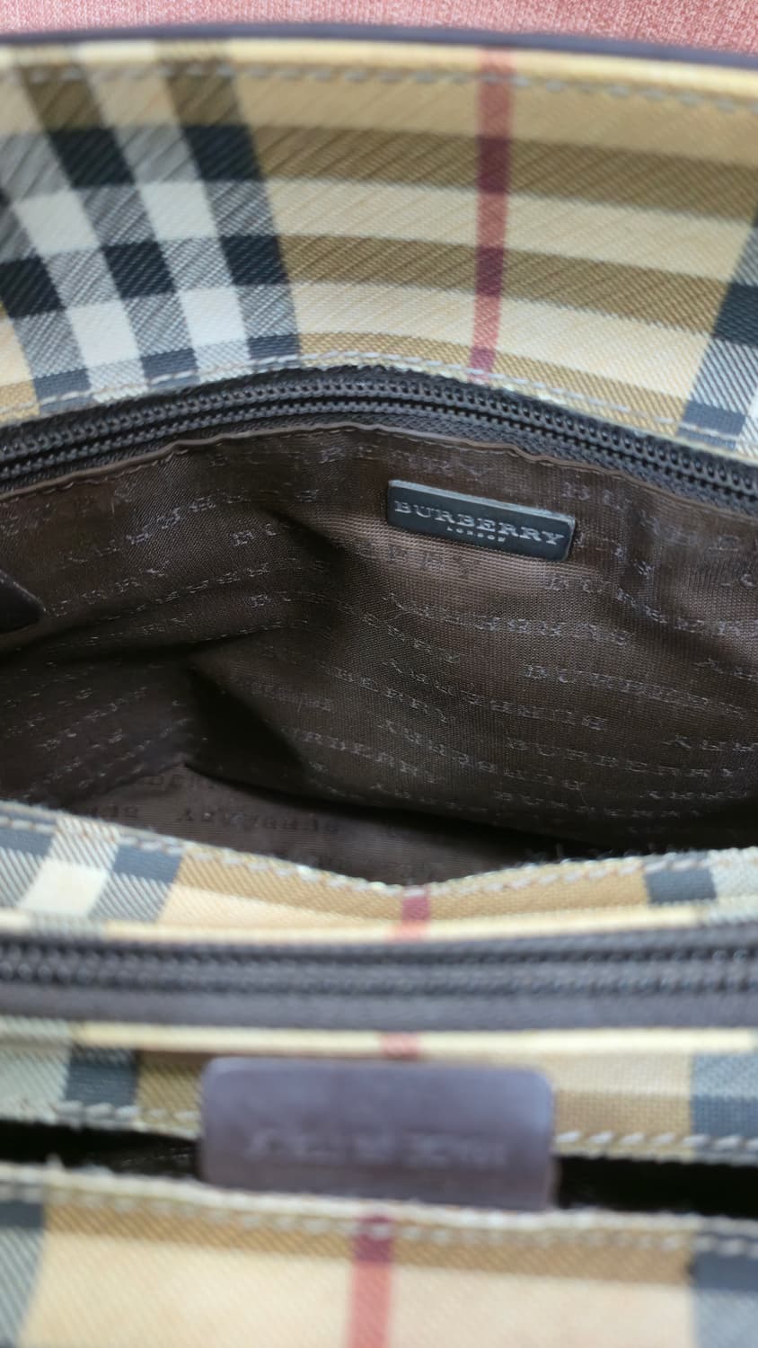 버버리 정품 노바 체크 PVC 토트백 상품이미지7