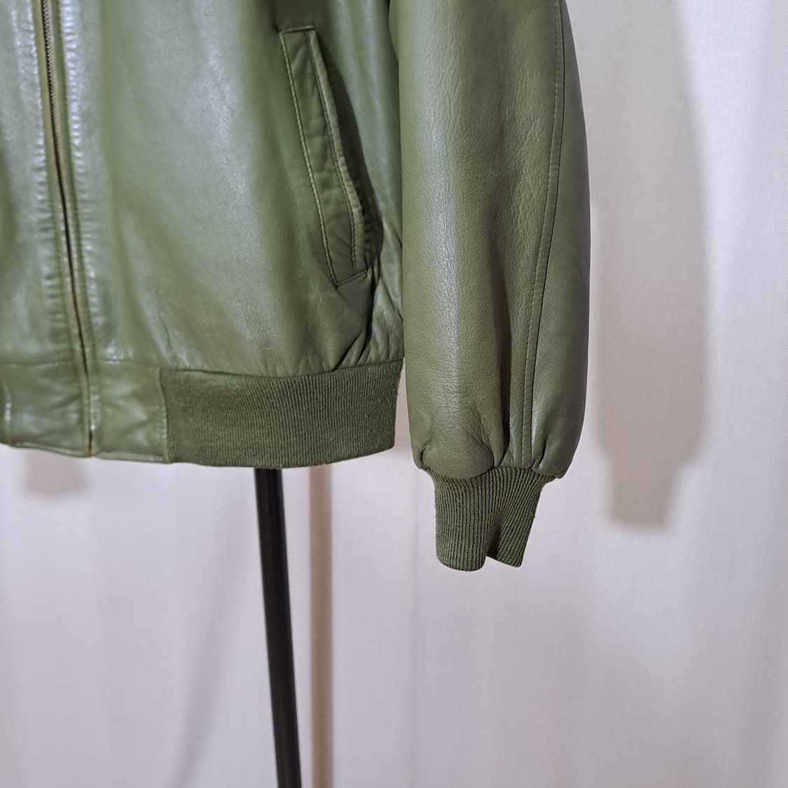 (택포) Schiatti 이태리 핸드메이드 양가죽 블루종 100 B656 상품이미지3