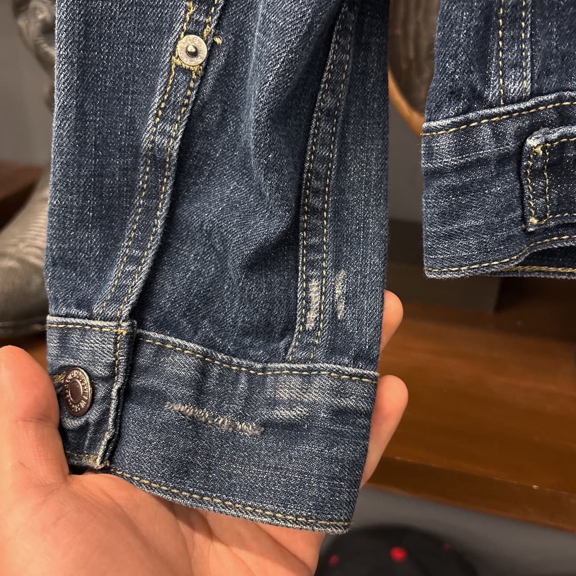 리바이스 중청 워싱 TYPE 3 트러커 데님자켓 N1056 상품이미지7