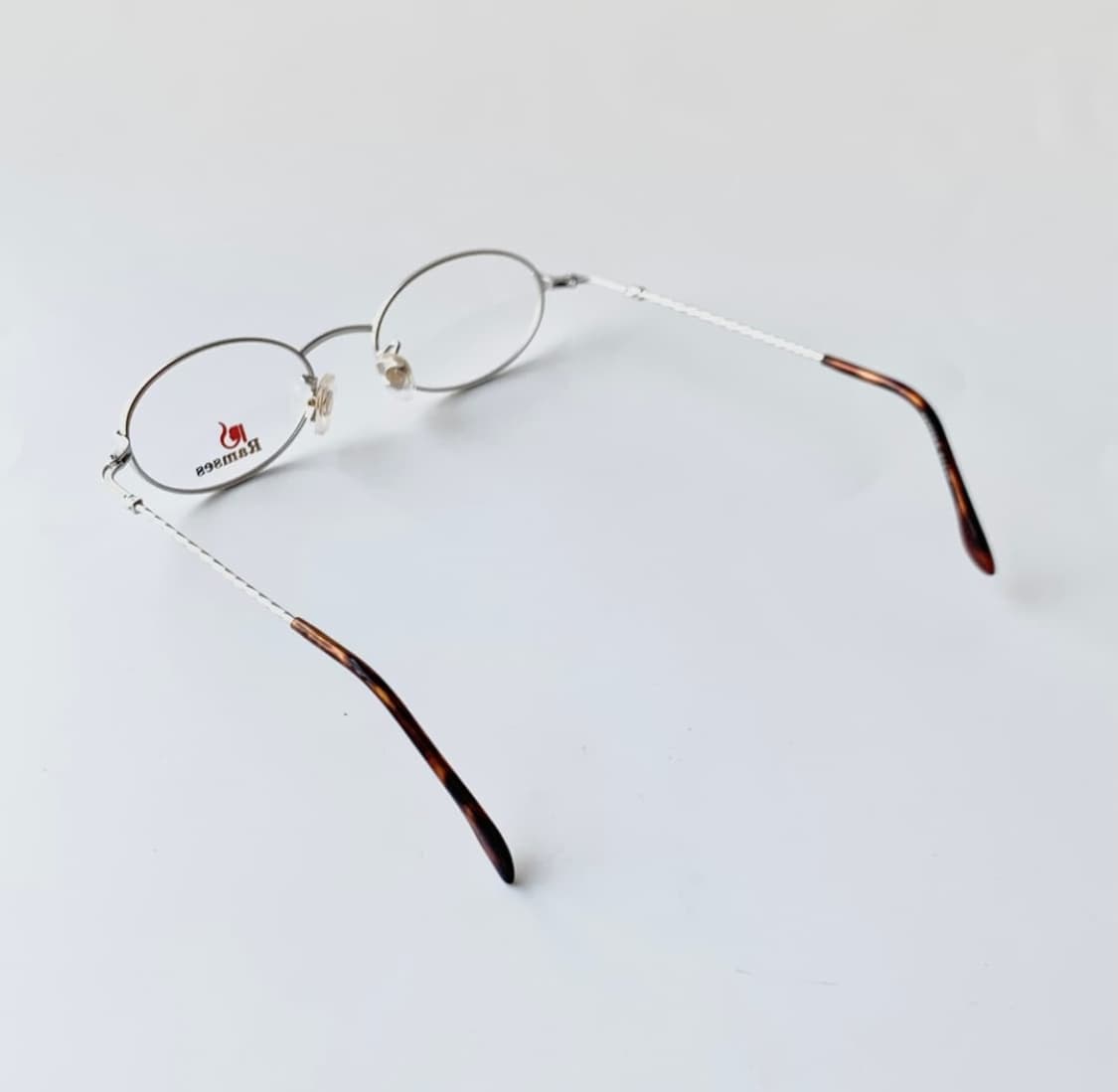 데드스탁 실버 오벌 유니크한 빈티지 안경테 1739 상품이미지6