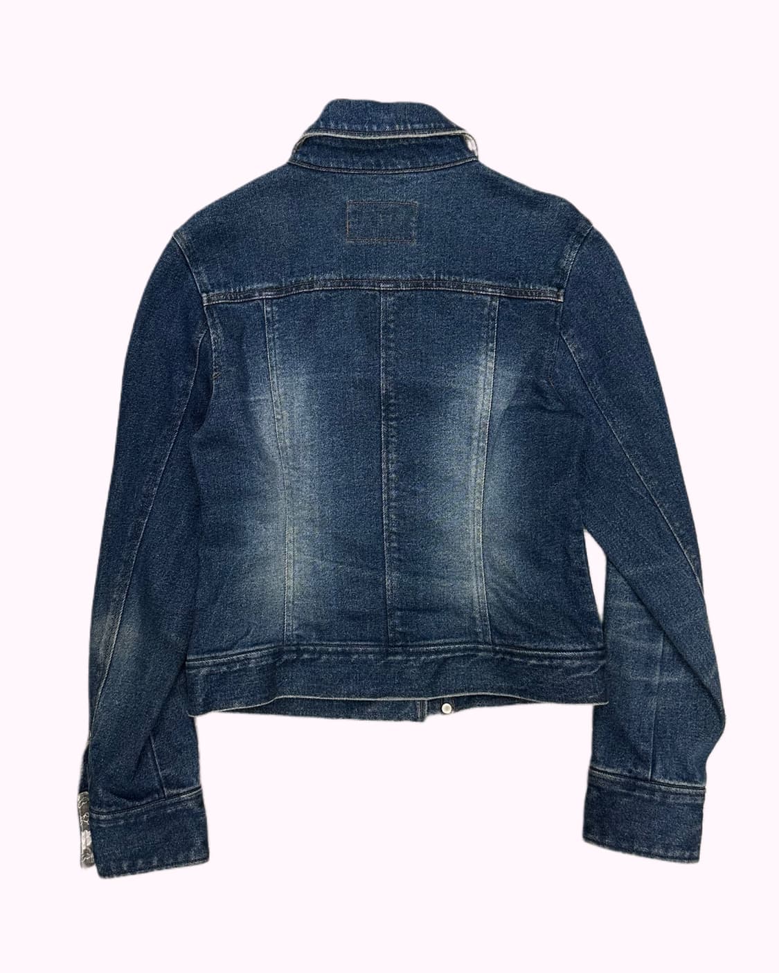 kitsch cubic denim crop jacket 상품이미지4