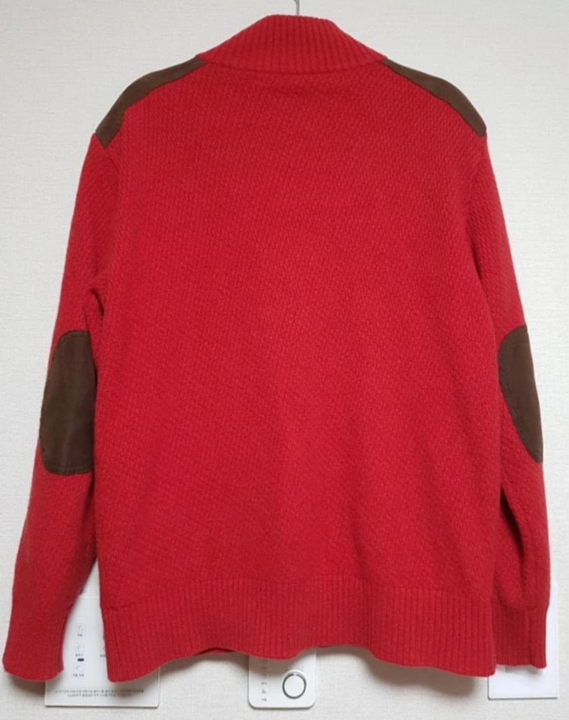 루이까스텔 스웨터 울 니트 집업 쟈켓 100 상품이미지3