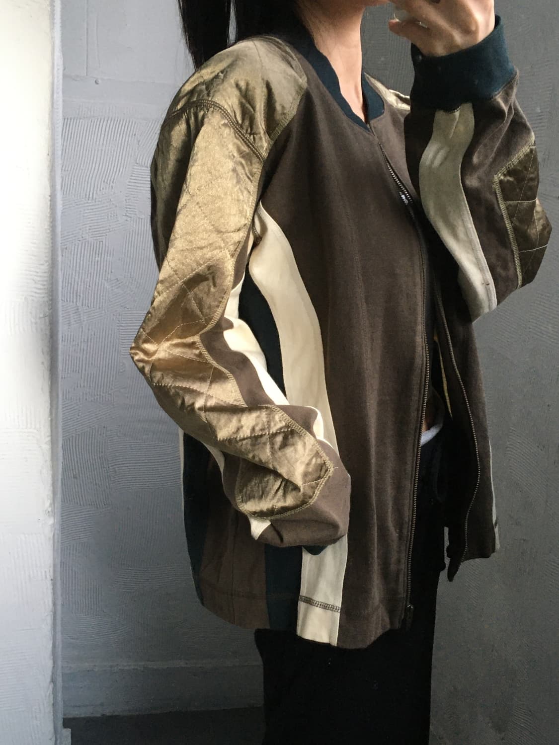 Issey Miyake 이세이미야케 04SS 퀼티드 숄 집 자켓  상품이미지1