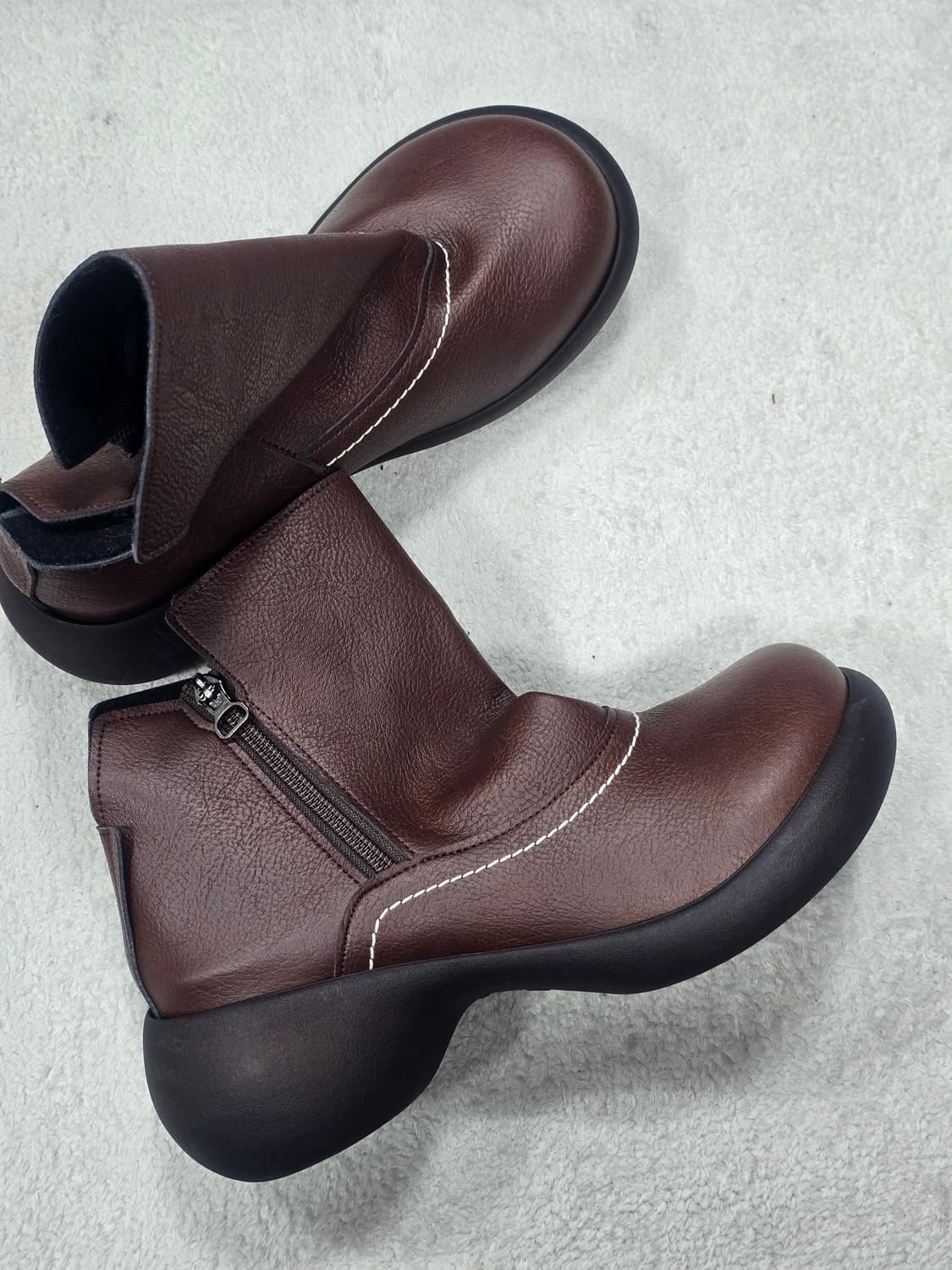 리겟타 카누 부츠 에그힐 플랫 사이드 새상품 상품이미지6