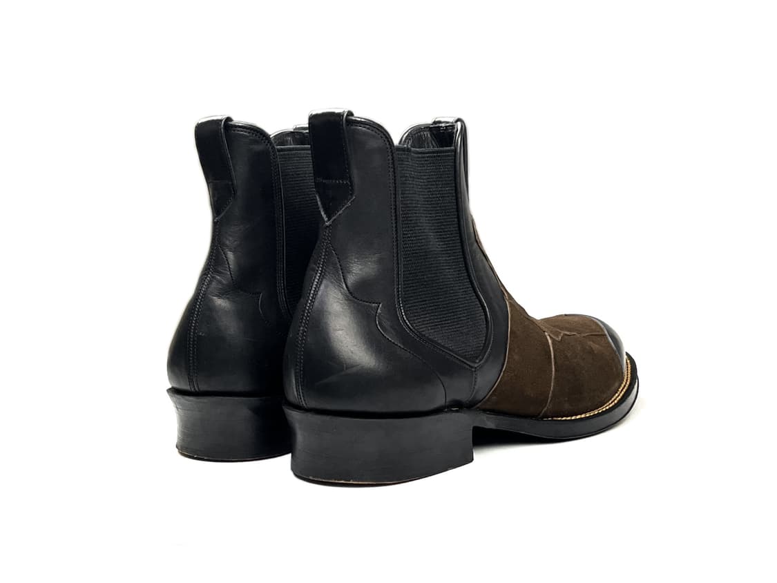 suede patchwork side gore boots 상품이미지6