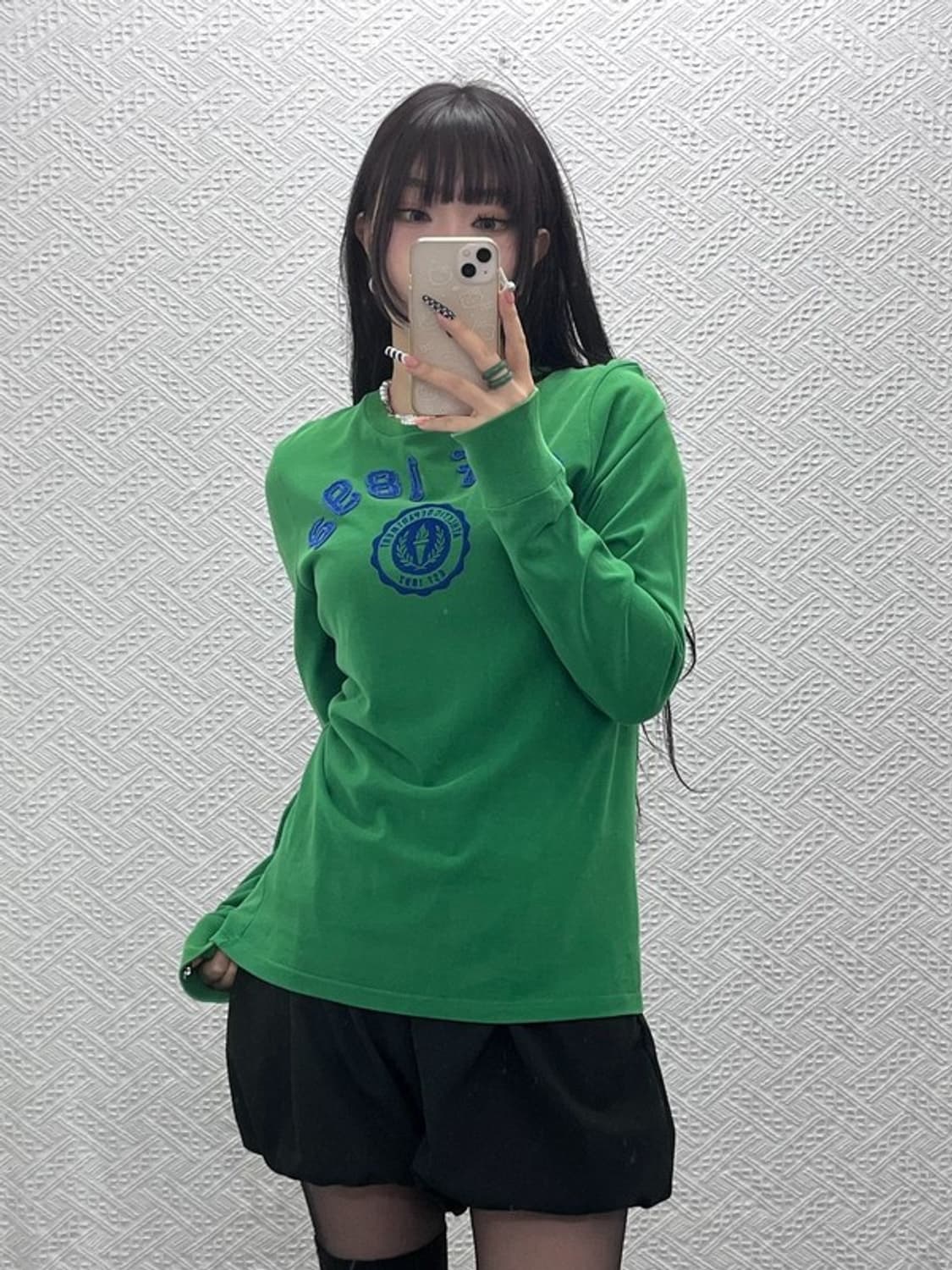 아베크롬비 빈티지 Y2K 레트로 그린 롱슬리브 M C10602 상품이미지1