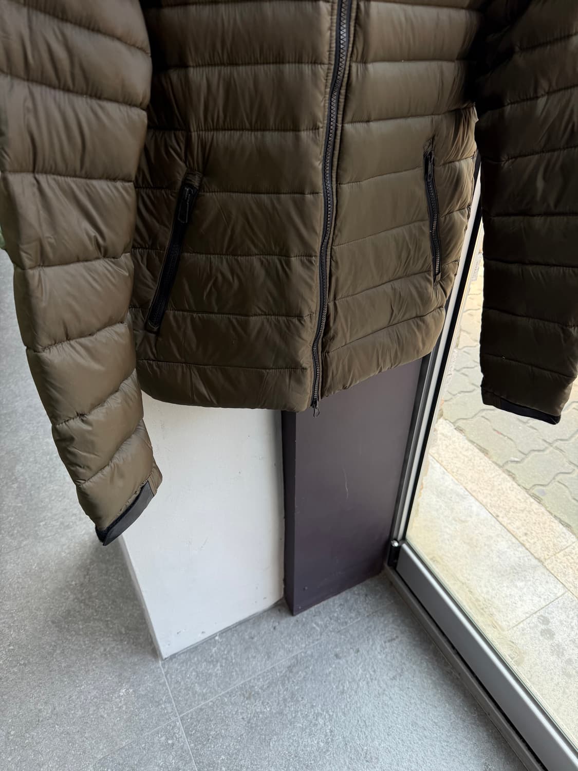 46/ AI 라이더스온더스톰 고글 다운 패딩 점퍼 상품이미지5