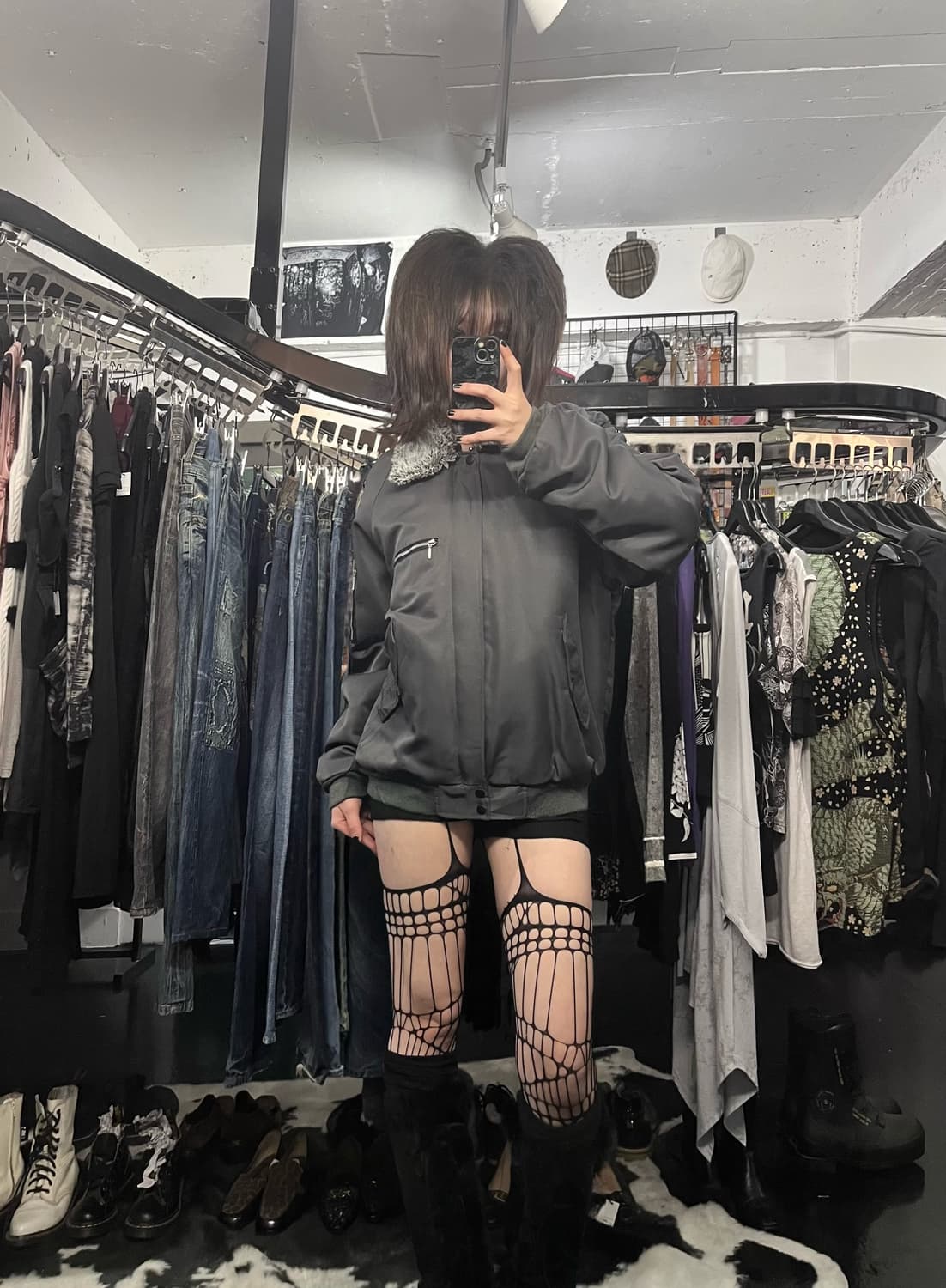 카라 퍼 MA-1 자켓 상품이미지1