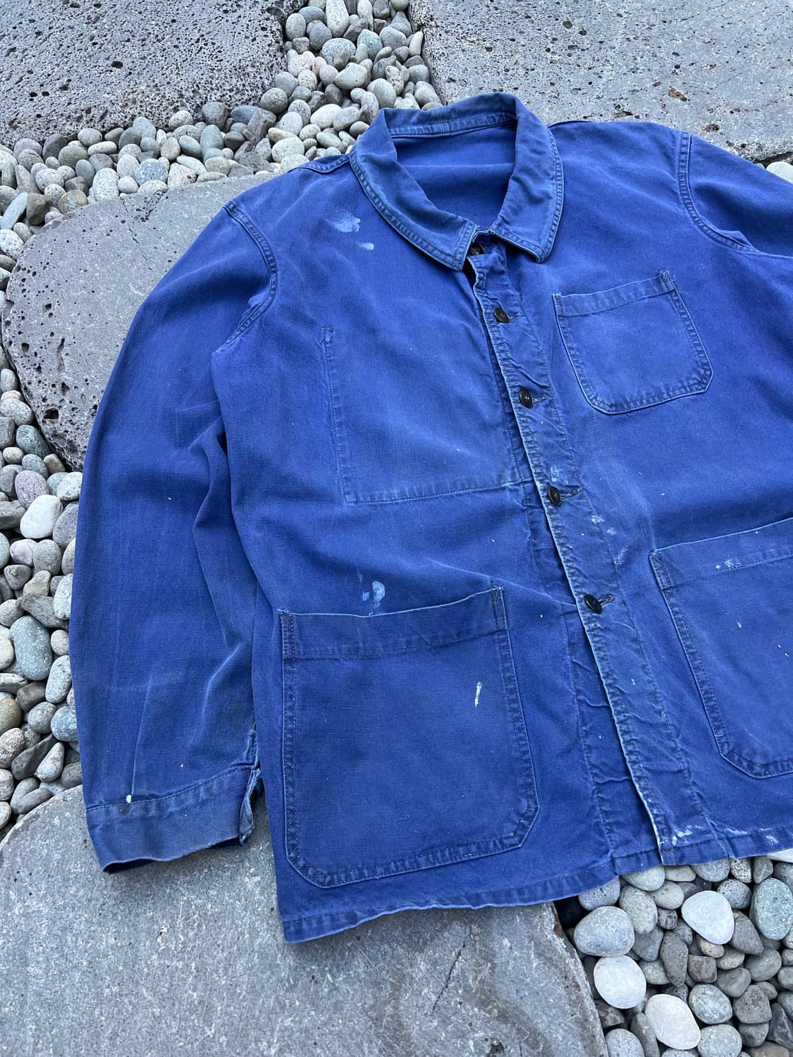 FADED VINTAGE WASHING PATCHWORK 프렌치워크자켓 상품이미지7