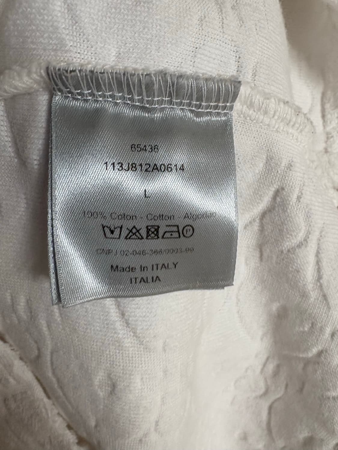 [L] 디올 오블리크 테리 폴로 카라 반팔 상품이미지3