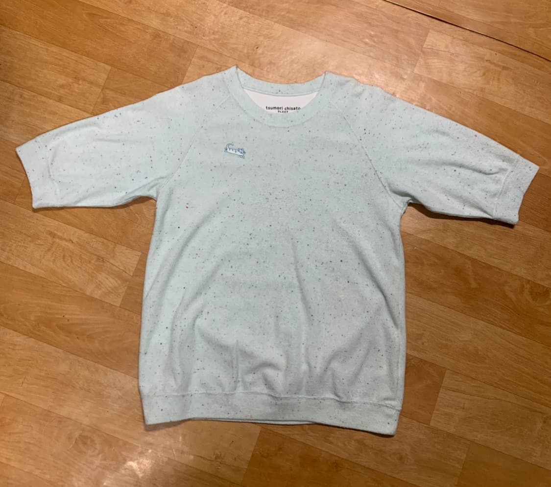 츠모리 치사토 슬립웨어 숏츠 슬리브드(테리코튼)0 사이즈 상품이미지1