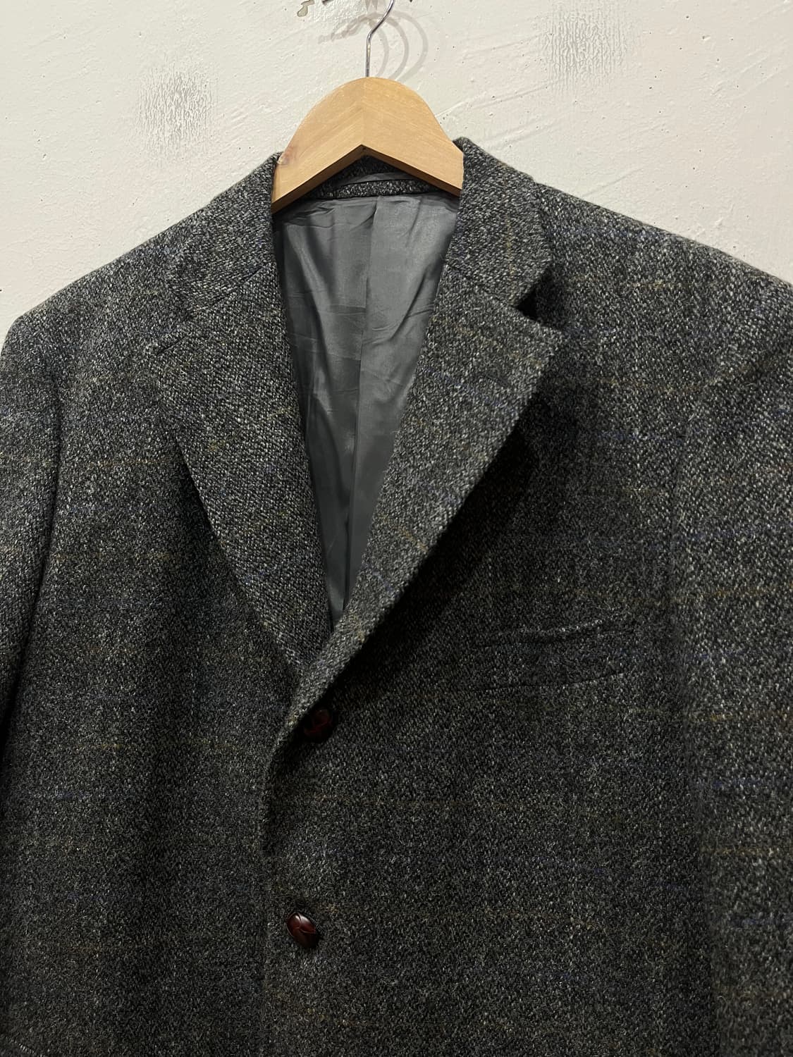 제이프레스 헤리스 트위드 울 블레이저 자켓 Made in JAPAN 상품이미지6