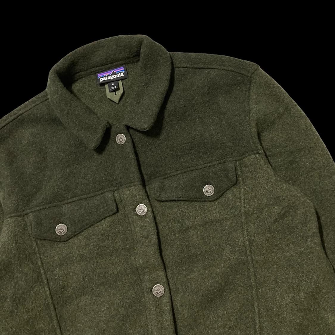 Patagonia 파타고니아 오가닉 플리스 딥 카키 자 상품이미지2