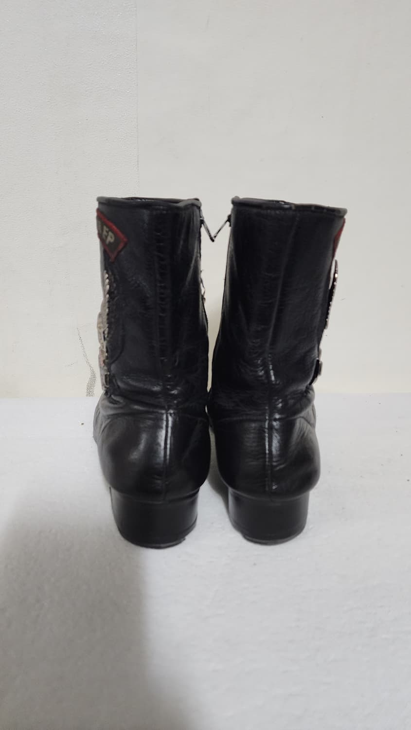 빈티지 바이크 가죽 부츠 상품이미지4