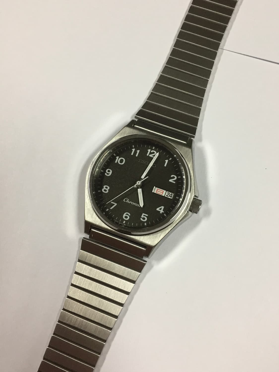 80s seiko chronos arabic quatz day-date 상품이미지8