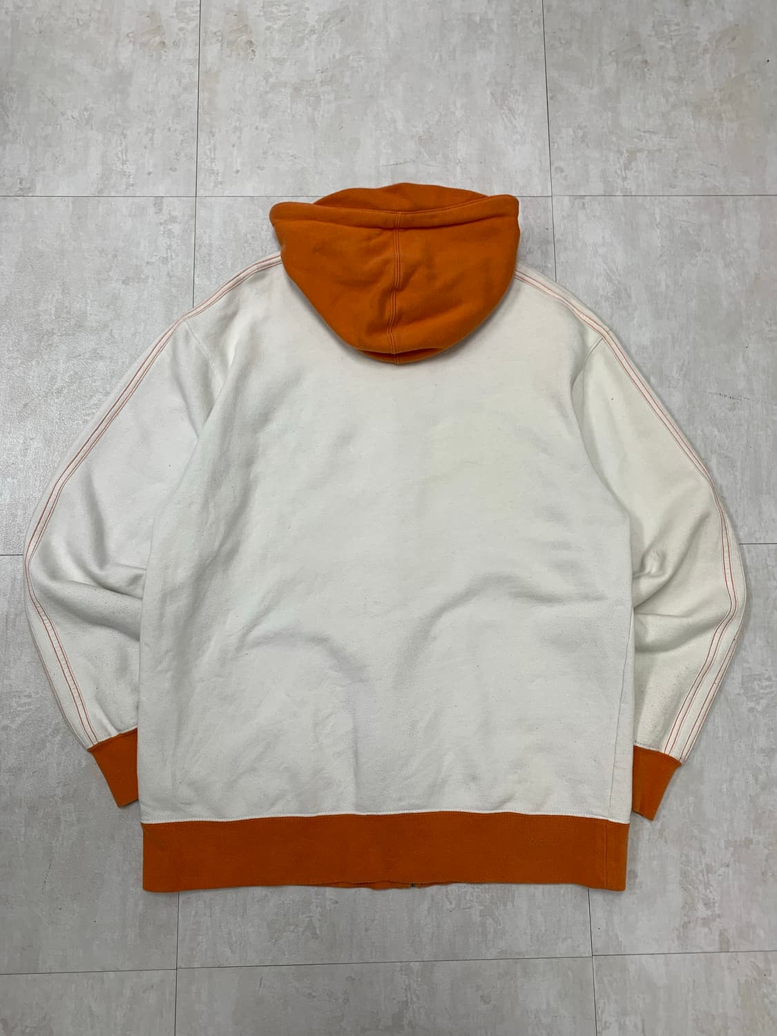 아디다스 화이트 배색 후드집업 #135 상품이미지7