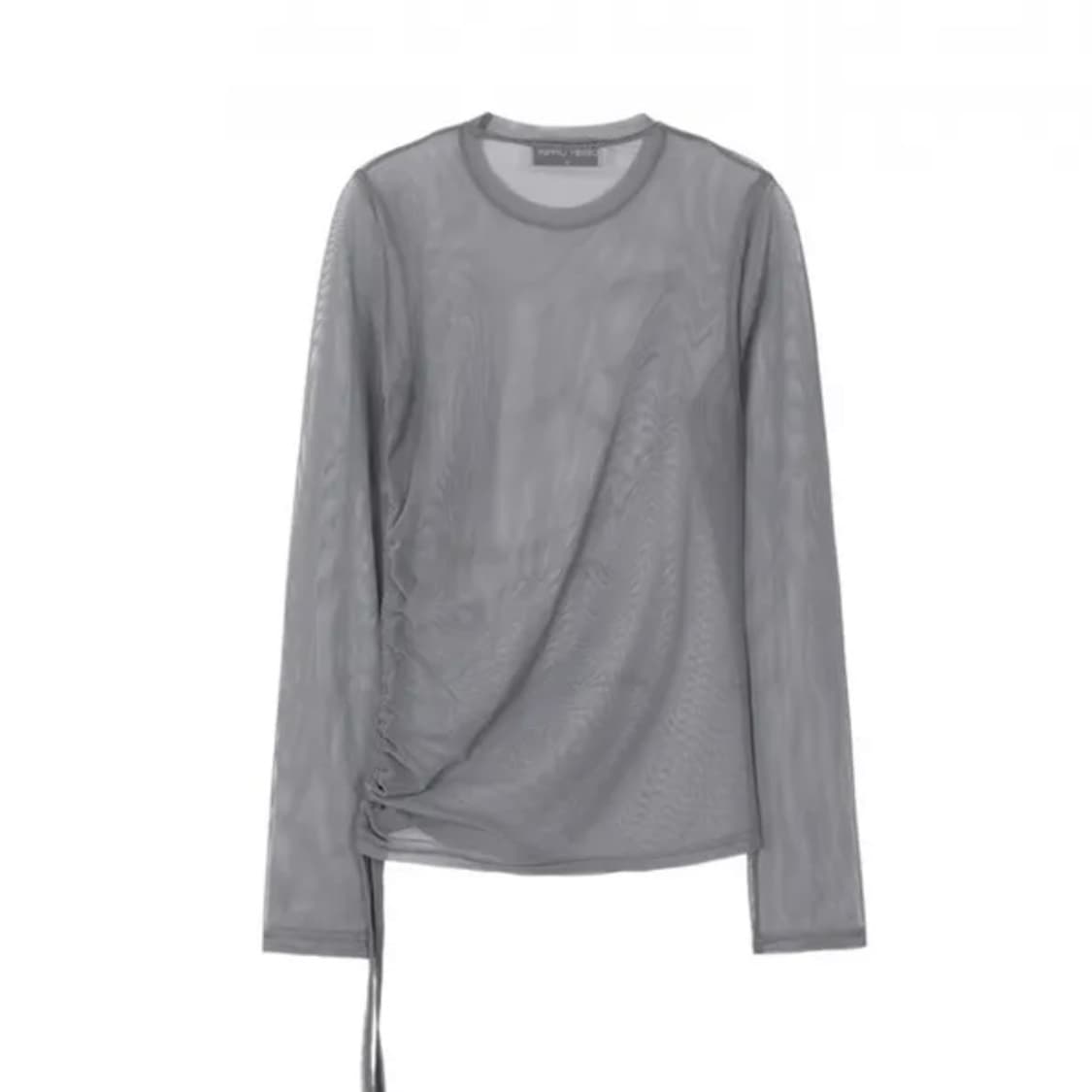 데비어퍼 ELVES MESH STRING TOP_GRAY 상품이미지3