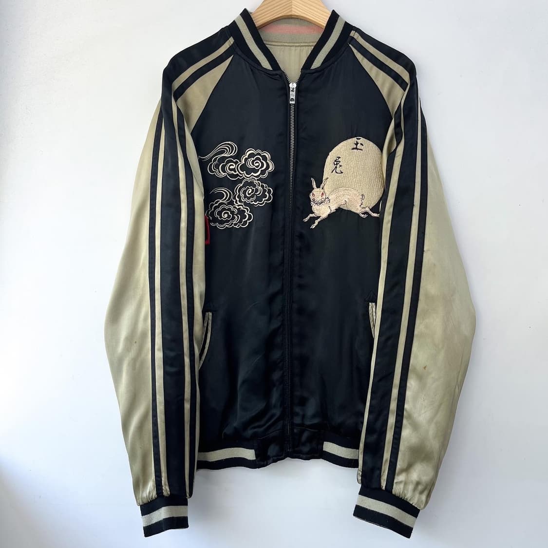 비상백려 츠키노 우사기 리버시블 사틴 수베니어 스카쟌 상품이미지5