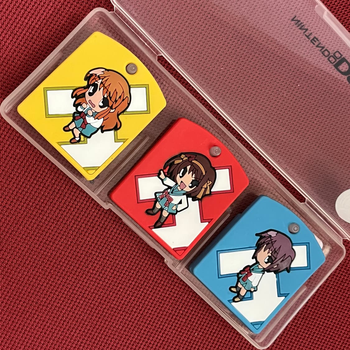 고전레어) 닌텐도 DS 스즈미야 하루히 칩 케이스 카트리지 케이스 상품이미지2