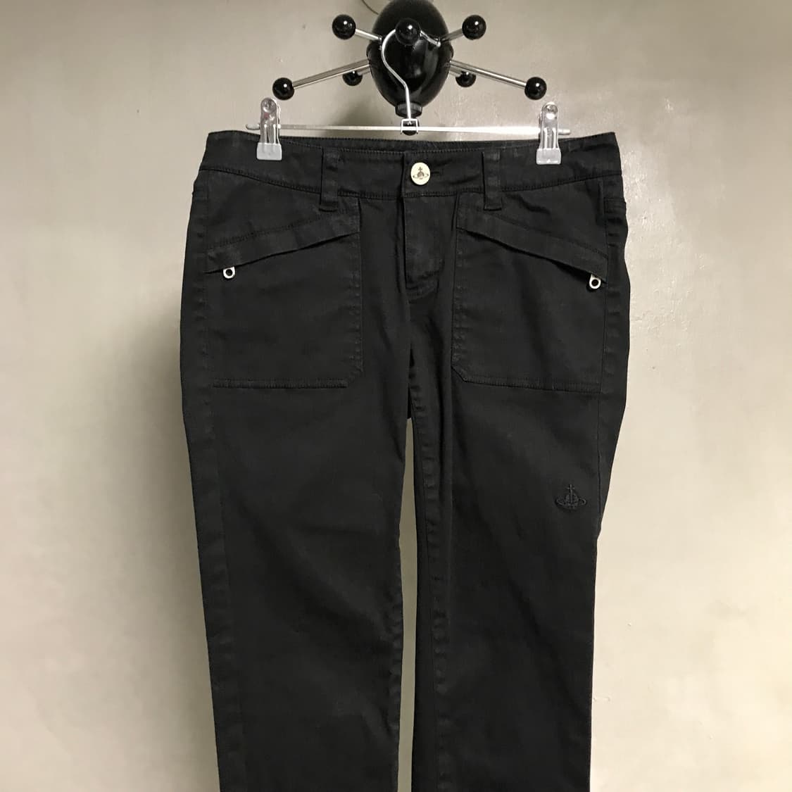 비비안웨스트우드 코튼 팬츠 블랙 40 상품이미지2