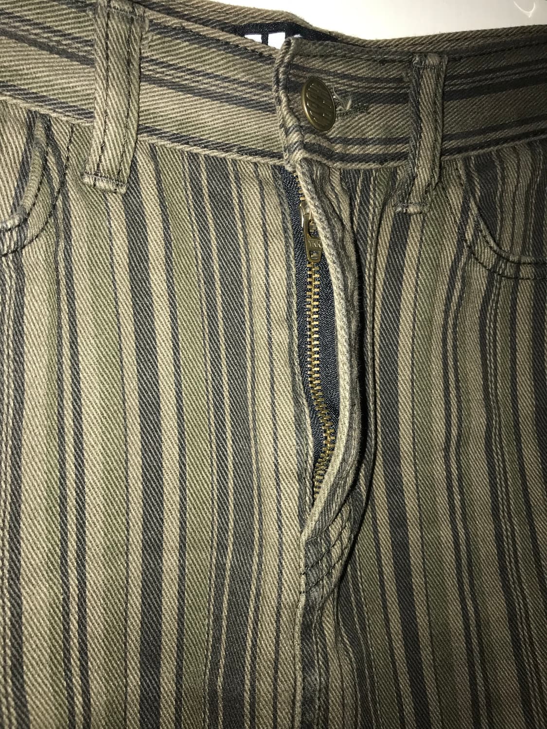 MSCHF Stripe Pattern Denim Mini Skirt 상품이미지10