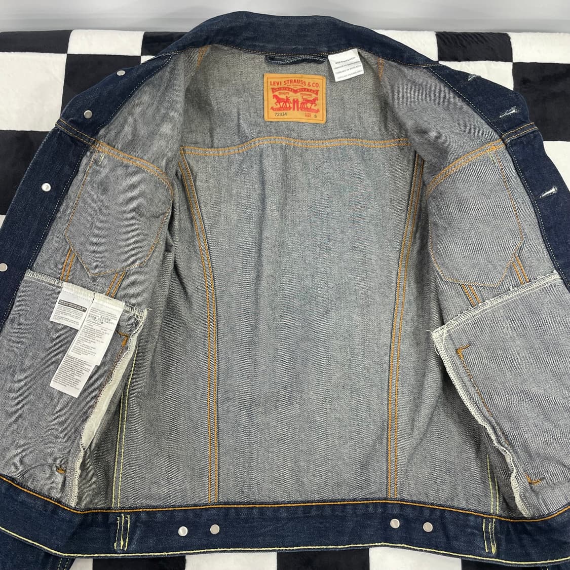 Levi's 리바이스 72334 데님 트러커 자켓 (s) 상품이미지3