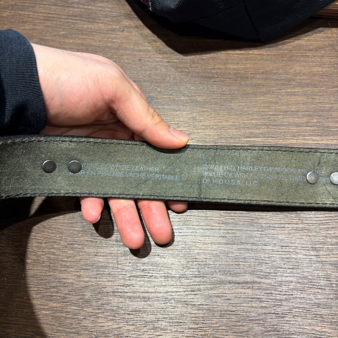 14년 미국 생산 할리데이비슨 스컬 벨트  상품이미지5
