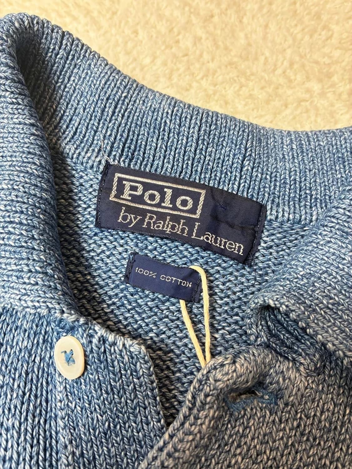 폴로 랄프로렌 90's 피그먼트 워시드 카라 니트 PN6343 상품이미지4
