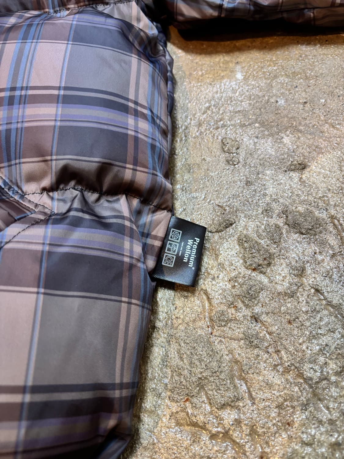 젠틀 커버 타탄 체크 패딩 상품이미지10