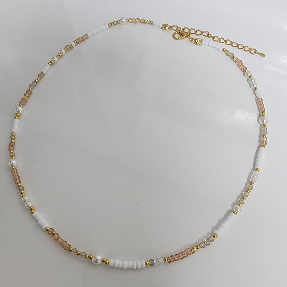 살색 패션 비즈 목걸이 상품이미지2