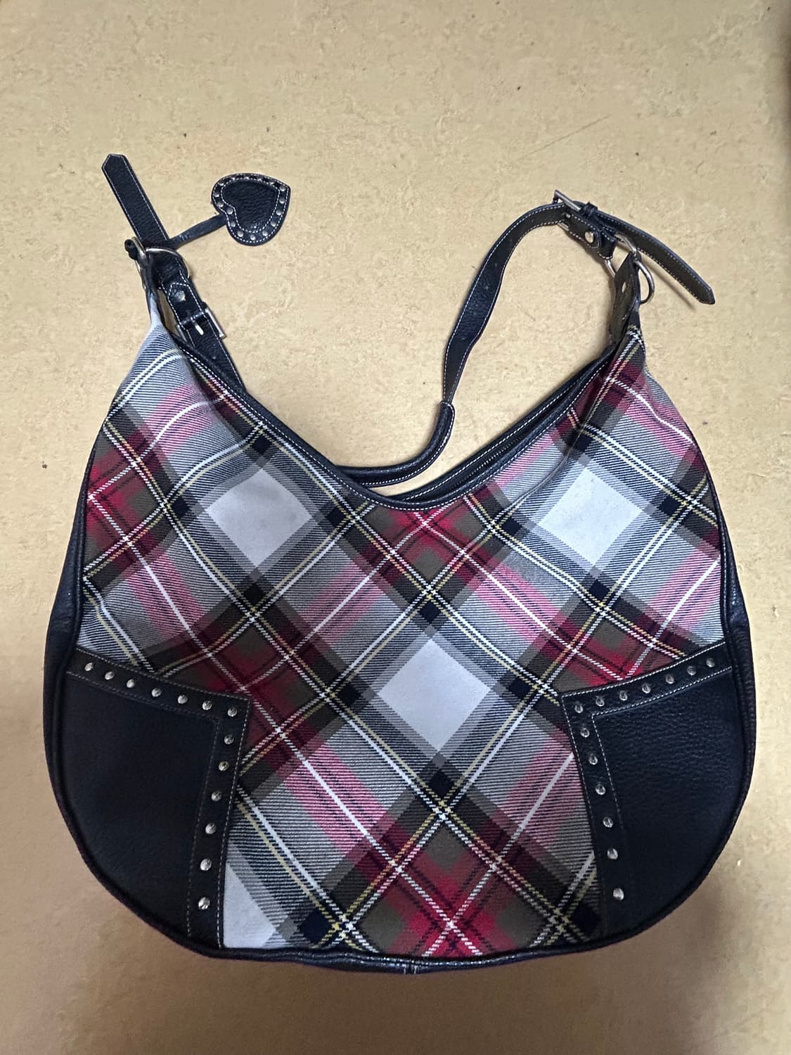 비비안웨스트우드 빈티지 체크 백 상품이미지2