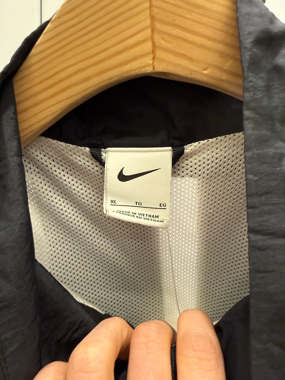 나이키 블랙 윈드브레이커 자켓 U939 상품이미지5