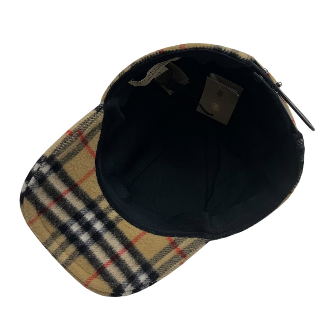 버버리 베이지 노바체크 윈터 볼캡 상품이미지9