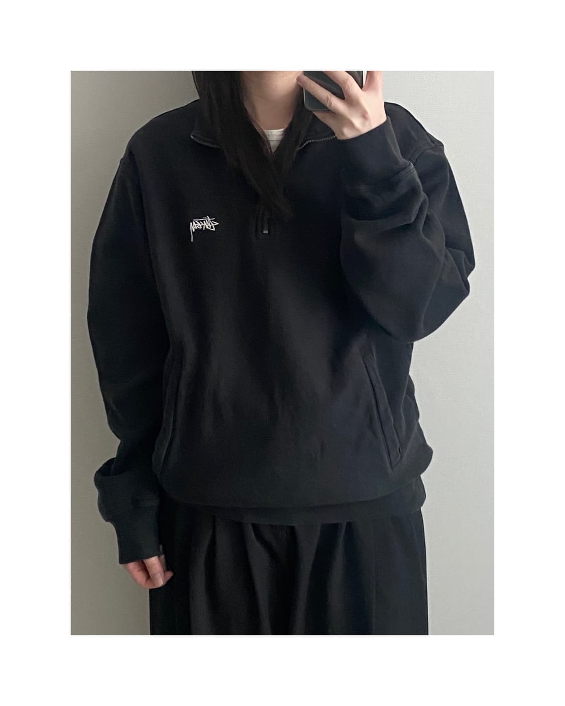 스투시 반집업 맨투맨 상품이미지3