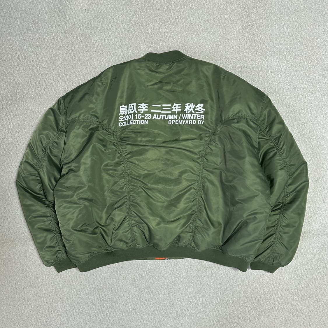 오와이 시링 봄버 MA-1 상품이미지3