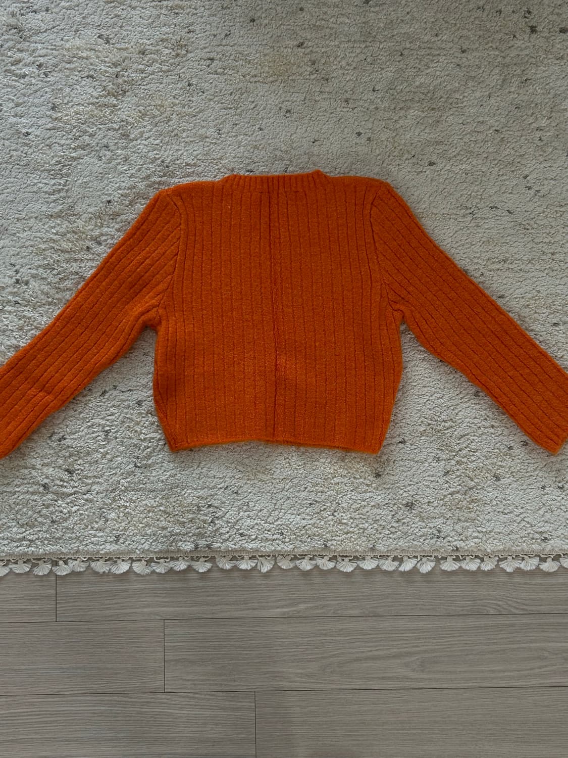 자라 크롭 7부 소매 니트 탑 상품이미지4